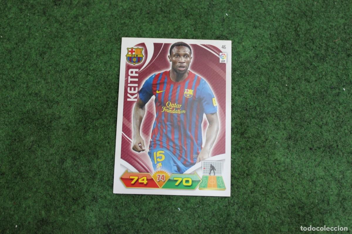 Cromos de f&uacute;tbol: 46 KEITA FC BARCELONA ADRENALYN XL 2011 2012 11 12 LALIGA SANTANDER