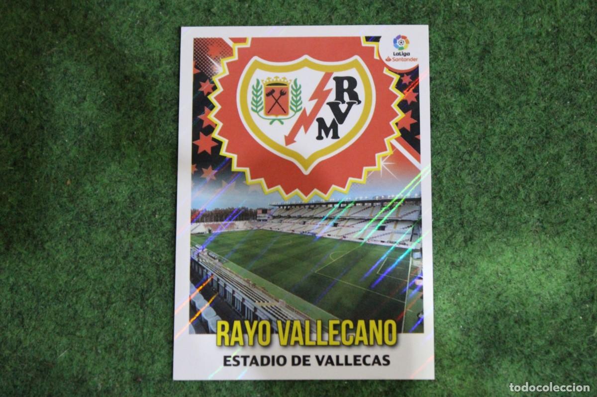 Cromos de f&uacute;tbol: 29 ESCUDO RAYO VALLECANO LIGA ESTE 2018-19 2018 2019 18 19 LALIGA SANTANDER
