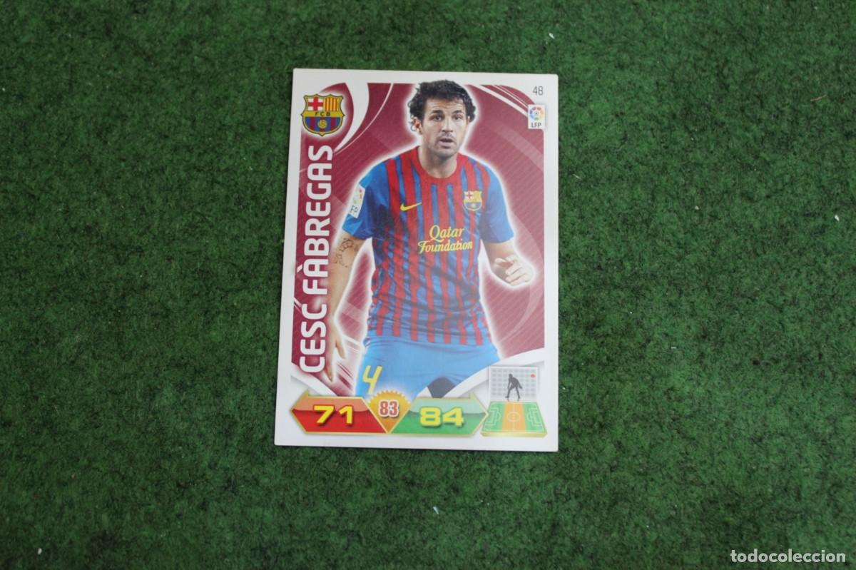 Cromos de f&uacute;tbol: 48 CESC F&Agrave;BREGAS FC BARCELONA ADRENALYN XL 2011 2012 11 12 LALIGA SANTANDER