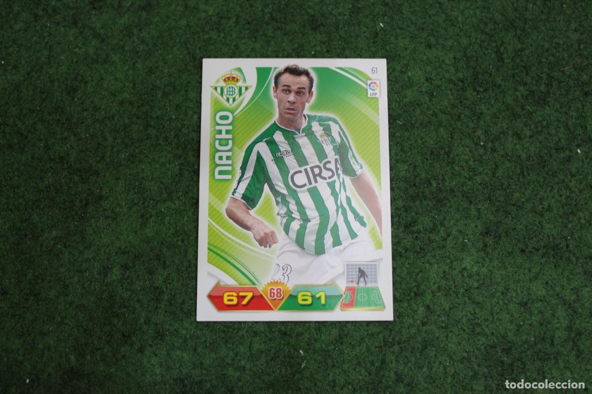 Cartes &agrave; collectionner de Football: 61 NACHO REAL BETIS ADRENALYN XL 2011 2012 11 12 LALIGA SANTANDER