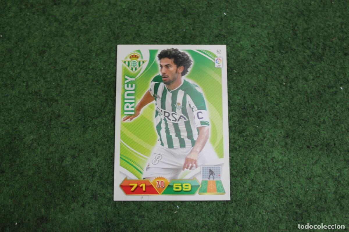 Cartes &agrave; collectionner de Football: 62 IRINEY REAL BETIS ADRENALYN XL 2011 2012 11 12 LALIGA SANTANDER