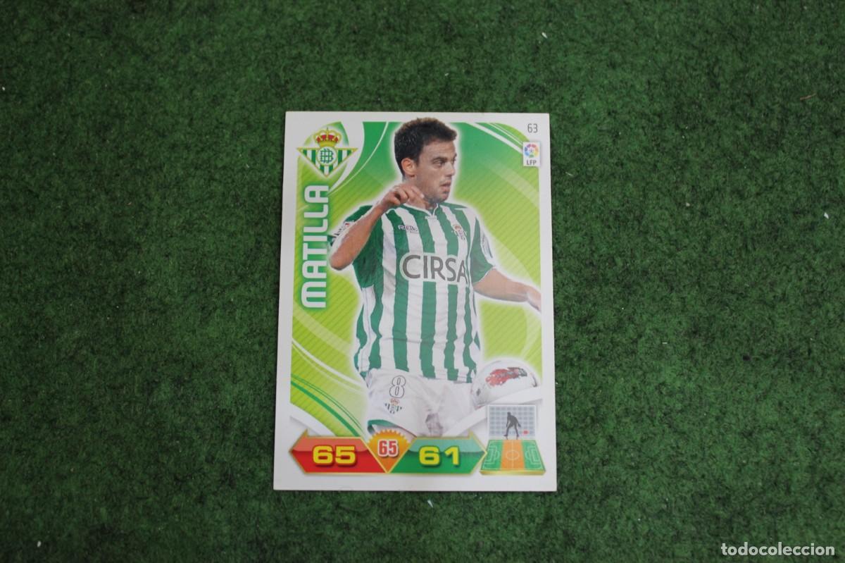 Cartes &agrave; collectionner de Football: 63 MATILLA REAL BETIS ADRENALYN XL 2011 2012 11 12 LALIGA SANTANDER