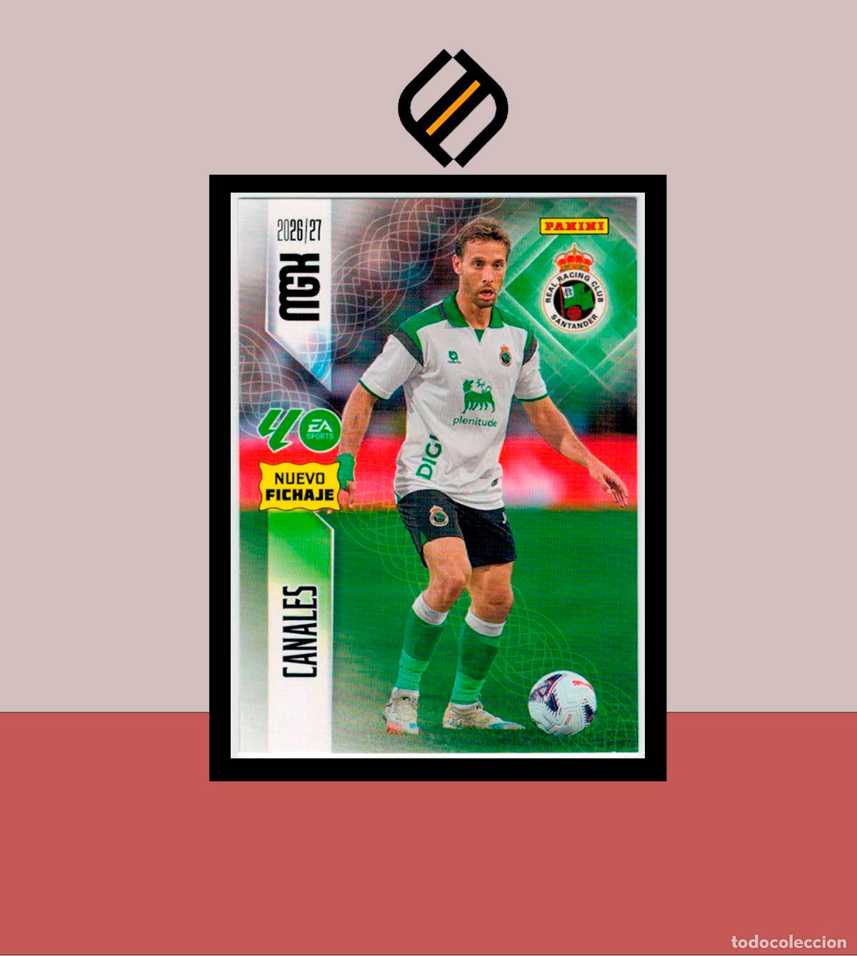 Cartes &agrave; collectionner de Football: MEGACRACKS 2026 2027 26 27 PANINI 460 CANALES RACING SANTANDER ALB&Uacute;M MGK NUEVO FICHAJE 2 ED