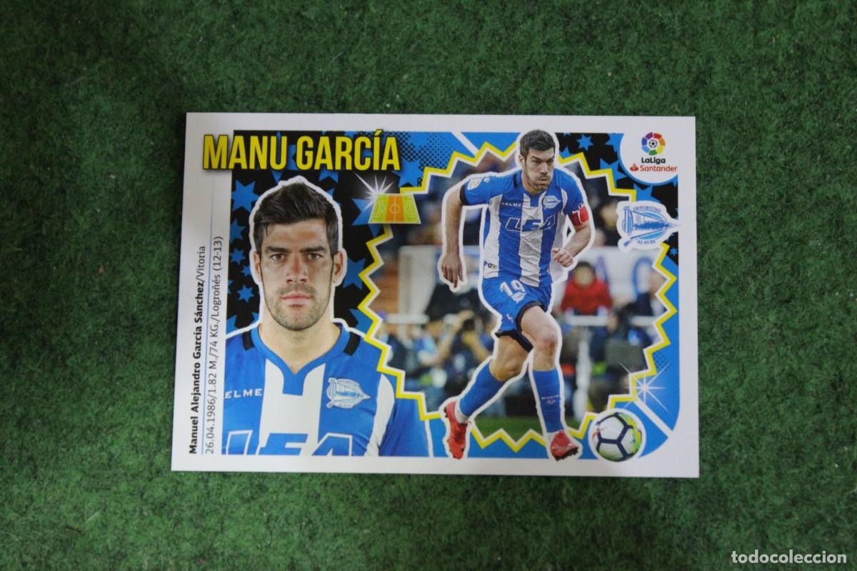 Cromos de f&uacute;tbol: 8 MANU GARC&Iacute;A ALAV&Eacute;S LIGA ESTE 2018-19 2018 2019 18 19 LALIGA SANTANDER
