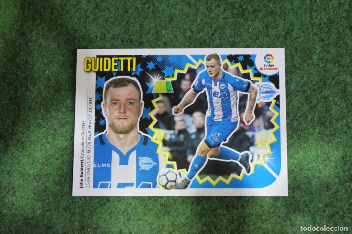Cromos de f&uacute;tbol: 16 GUIDETTI ALAV&Eacute;S LIGA ESTE 2018-19 2018 2019 18 19 LALIGA SANTANDER