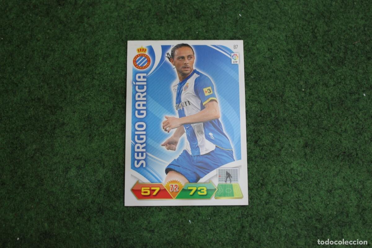Cromos de f&uacute;tbol: 87 SERGIO GARC&Iacute;A RCD ESPANYOL ADRENALYN XL 2011 2012 11 12 LALIGA SANTANDER