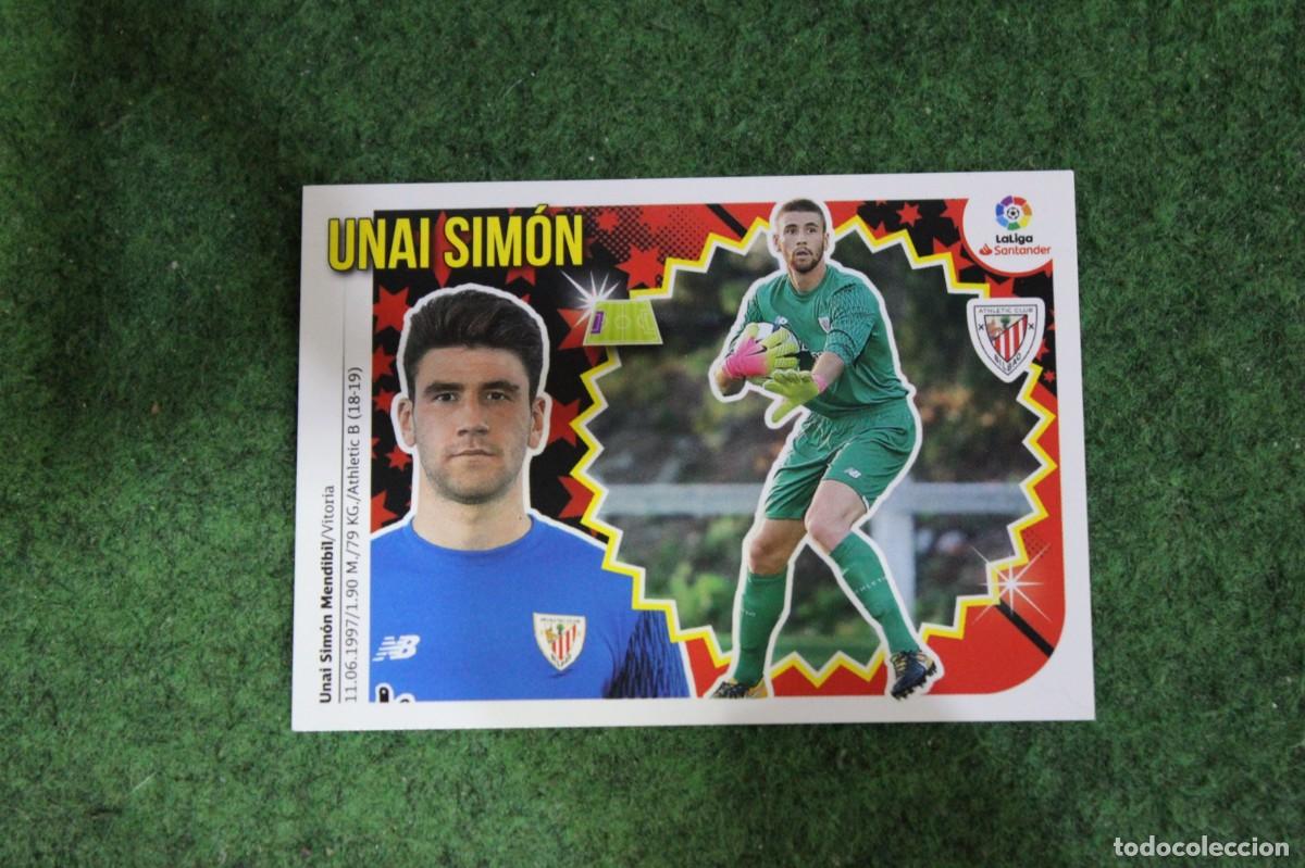 Cromos de f&uacute;tbol: 2 BIS UNAI SIM&Oacute;N COLOCA ATHLETIC CLUB LIGA ESTE 2018-19 2018 2019 18 19 LALIGA SANTANDER