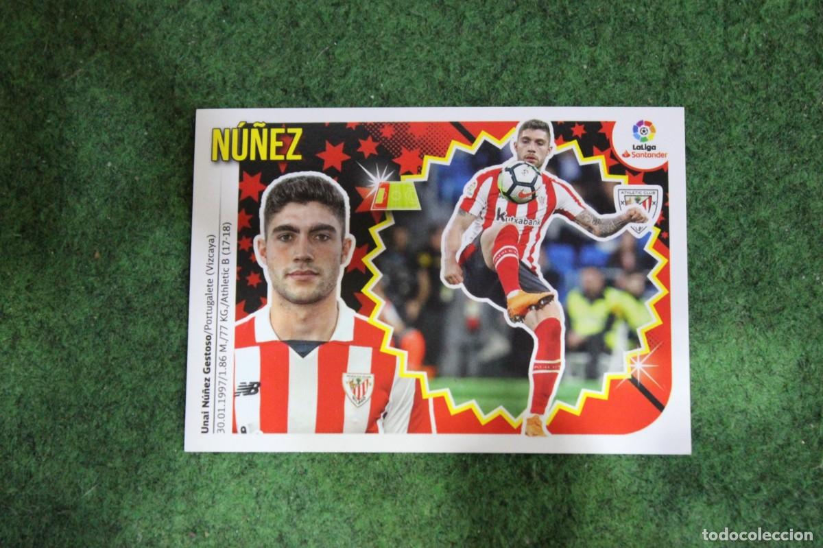 Cromos de f&uacute;tbol: 6 N&Uacute;&Ntilde;EZ ATHLETIC CLUB LIGA ESTE 2018-19 2018 2019 18 19 LALIGA SANTANDER