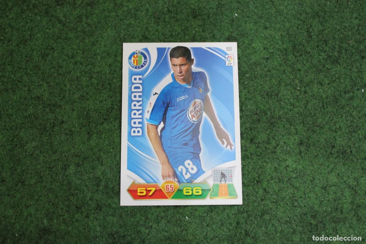Fu&szlig;ball-Sticker: 105 BARRADA GETAFE CF ADRENALYN XL 2011 2012 11 12 LALIGA SANTANDER
