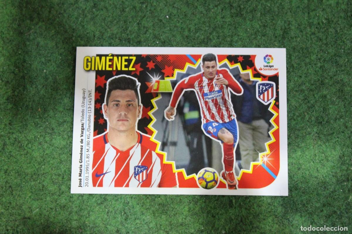 Cromos de f&uacute;tbol: 5 GIM&Eacute;NEZ ATL&Eacute;TICO DE MADRID LIGA ESTE 2018-19 2018 2019 18 19 LALIGA SANTANDER