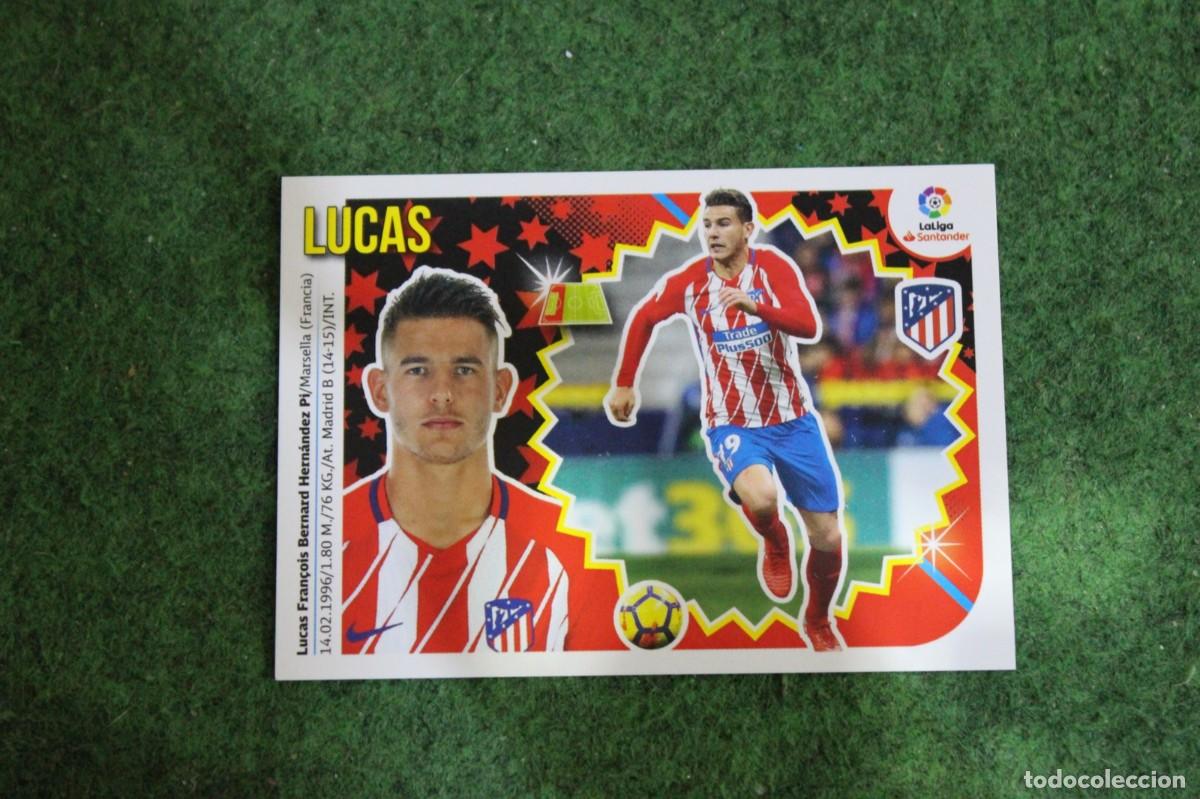 Cromos de f&uacute;tbol: 7 LUCAS ATL&Eacute;TICO DE MADRID LIGA ESTE 2018-19 2018 2019 18 19 LALIGA SANTANDER