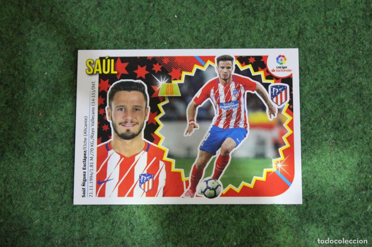 Cromos de f&uacute;tbol: 11 SA&Uacute;L ATL&Eacute;TICO DE MADRID LIGA ESTE 2018-19 2018 2019 18 19 LALIGA SANTANDER