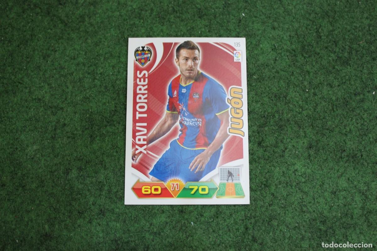 Cromos de f&uacute;tbol: 135 XAVI TORRES LEVANTE UD JUG&Oacute;N ADRENALYN XL 2011 2012 11 12 LALIGA SANTANDER