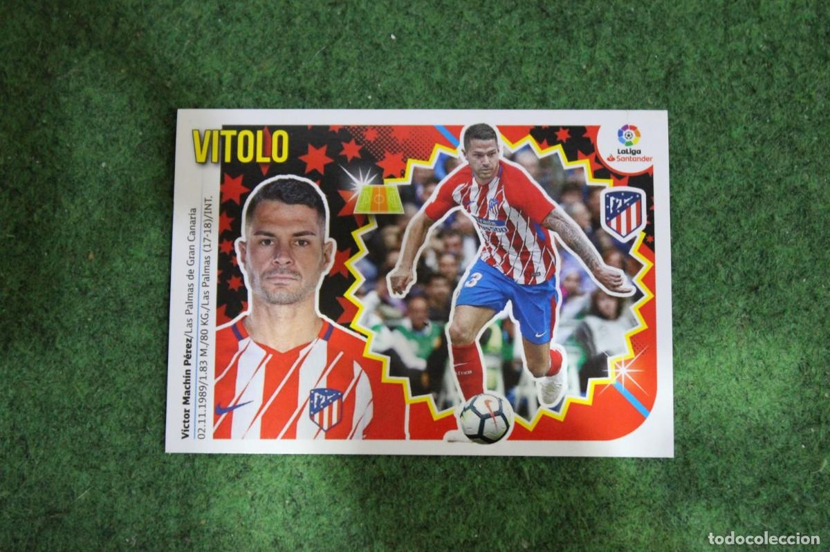 Cromos de f&uacute;tbol: 13 VITOLO ATL&Eacute;TICO DE MADRID LIGA ESTE 2018-19 2018 2019 18 19 LALIGA SANTANDER