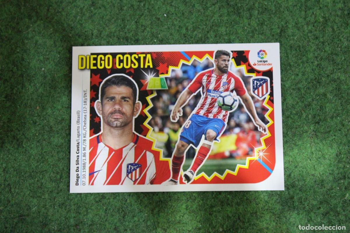 Cromos de f&uacute;tbol: 16 DIEGO COSTA ATL&Eacute;TICO DE MADRID LIGA ESTE 2018-19 2018 2019 18 19 LALIGA SANTANDER