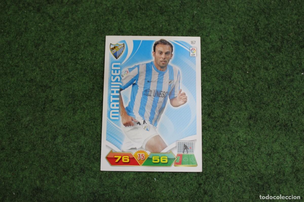 Cromos de f&uacute;tbol: 167 MATHIJSEN M&Aacute;LAGA CF ADRENALYN XL 2011 2012 11 12 LALIGA SANTANDER