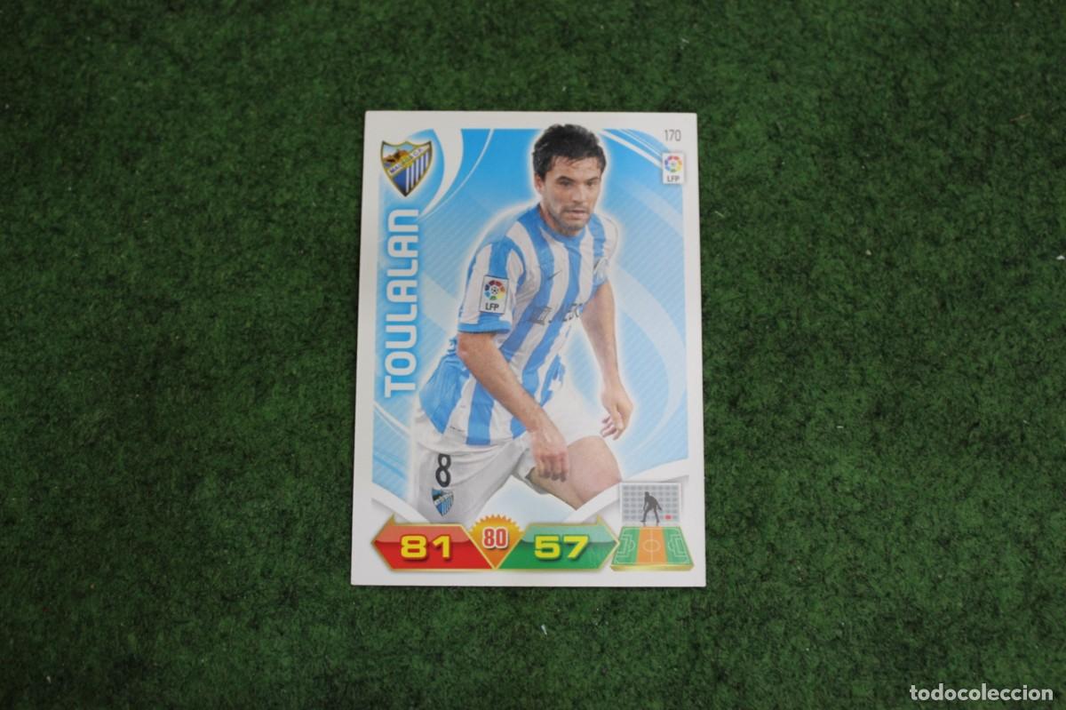 Cromos de f&uacute;tbol: 170 TOULALAN M&Aacute;LAGA CF ADRENALYN XL 2011 2012 11 12 LALIGA SANTANDER
