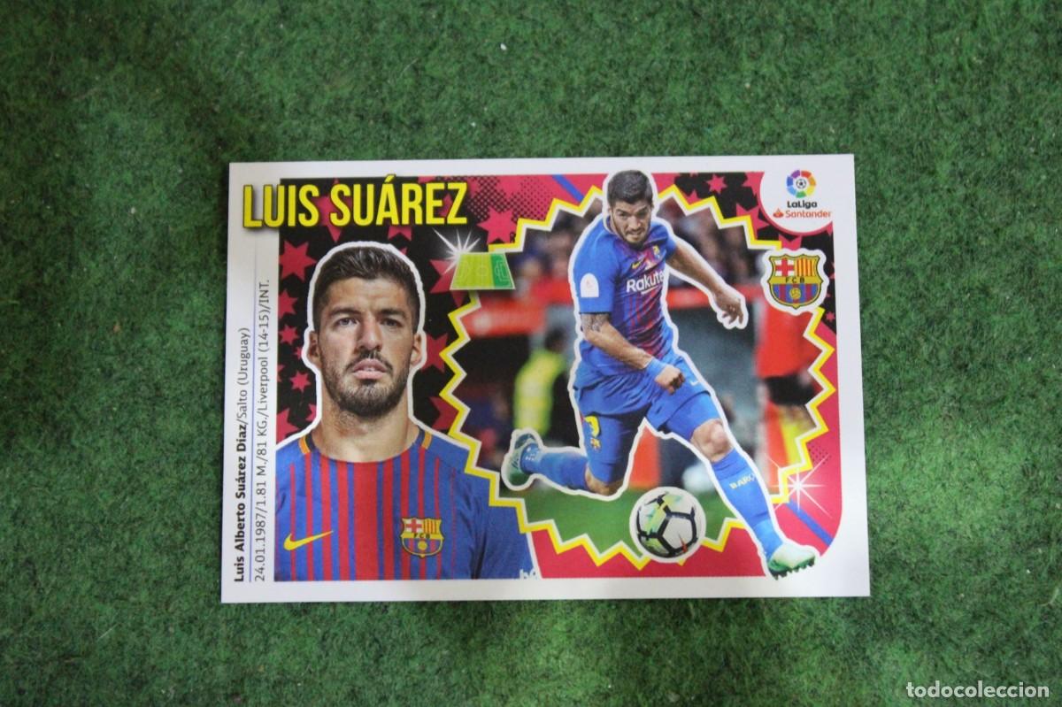Cromos de f&uacute;tbol: 16 LUIS SU&Aacute;REZ FC BARCELONA LIGA ESTE 2018-19 2018 2019 18 19 LALIGA SANTANDER