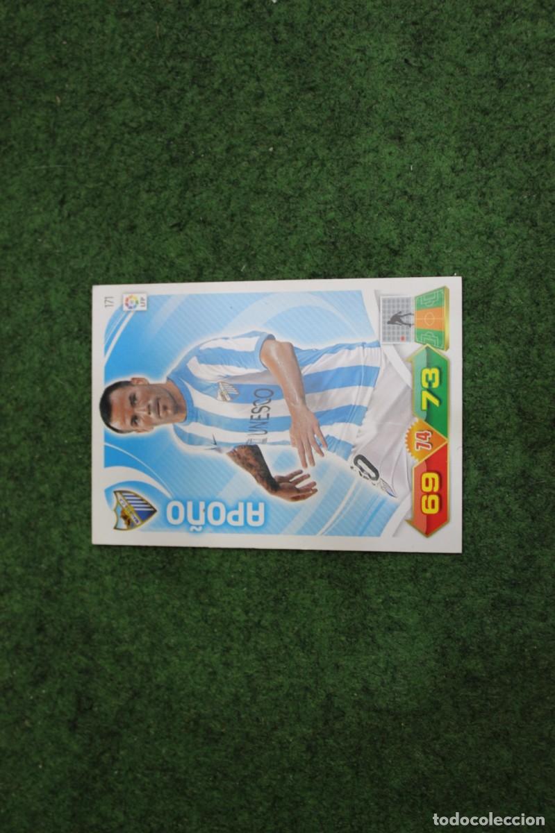 Cromos de f&uacute;tbol: 171 APO&Ntilde;O M&Aacute;LAGA CF ADRENALYN XL 2011 2012 11 12 LALIGA SANTANDER