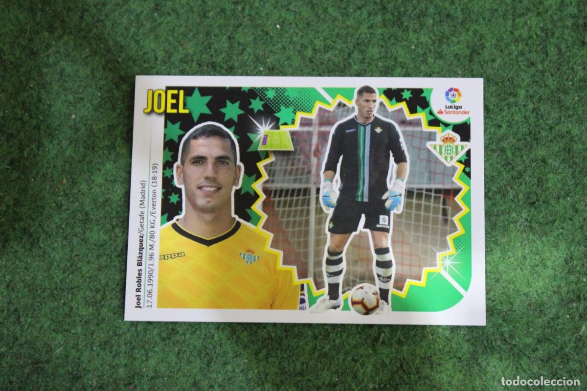 Cromos de f&uacute;tbol: 2 BIS JOEL COLOCA REAL BETIS LIGA ESTE 2018-19 2018 2019 18 19 LALIGA SANTANDER