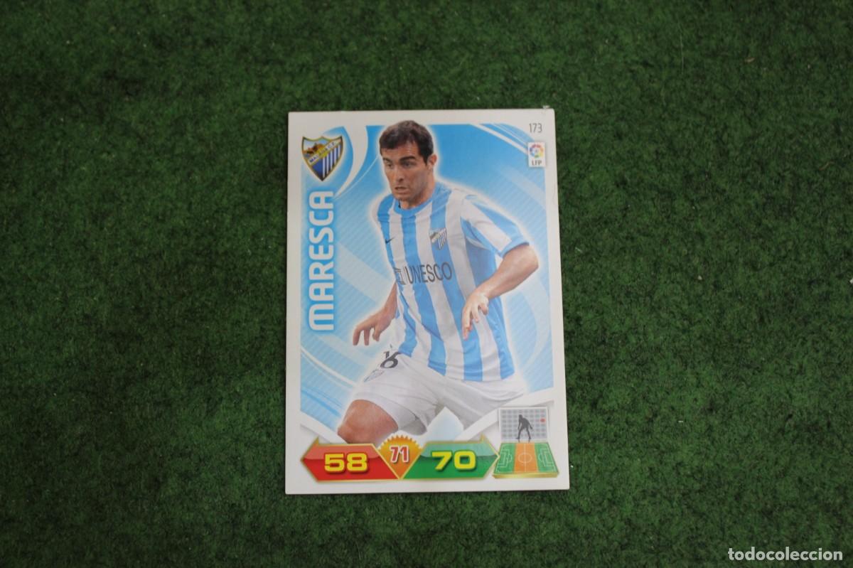 Cromos de f&uacute;tbol: 173 MARESCA M&Aacute;LAGA CF ADRENALYN XL 2011 2012 11 12 LALIGA SANTANDER