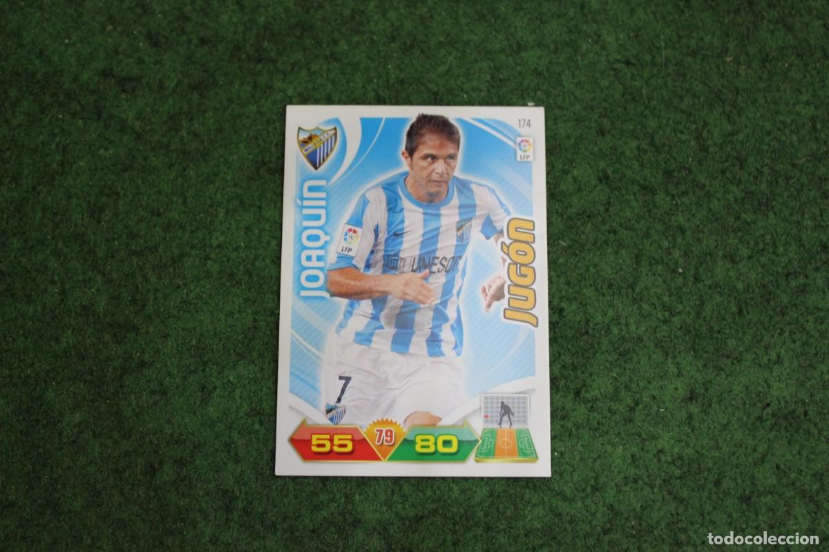Cromos de f&uacute;tbol: 174 JOAQU&Iacute;N M&Aacute;LAGA CF JUG&Oacute;N ADRENALYN XL 2011 2012 11 12 LALIGA SANTANDER