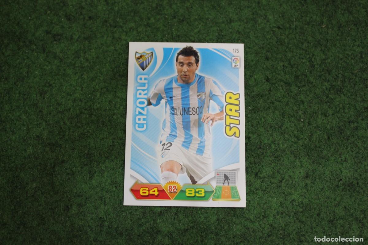 Cromos de f&uacute;tbol: 175 CAZORLA M&Aacute;LAGA CF STAR ADRENALYN XL 2011 2012 11 12 LALIGA SANTANDER