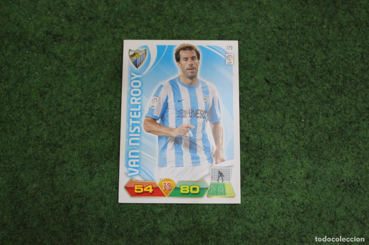 Cromos de f&uacute;tbol: 179 VAN NISTELROOY M&Aacute;LAGA CF ADRENALYN XL 2011 2012 11 12 LALIGA SANTANDER