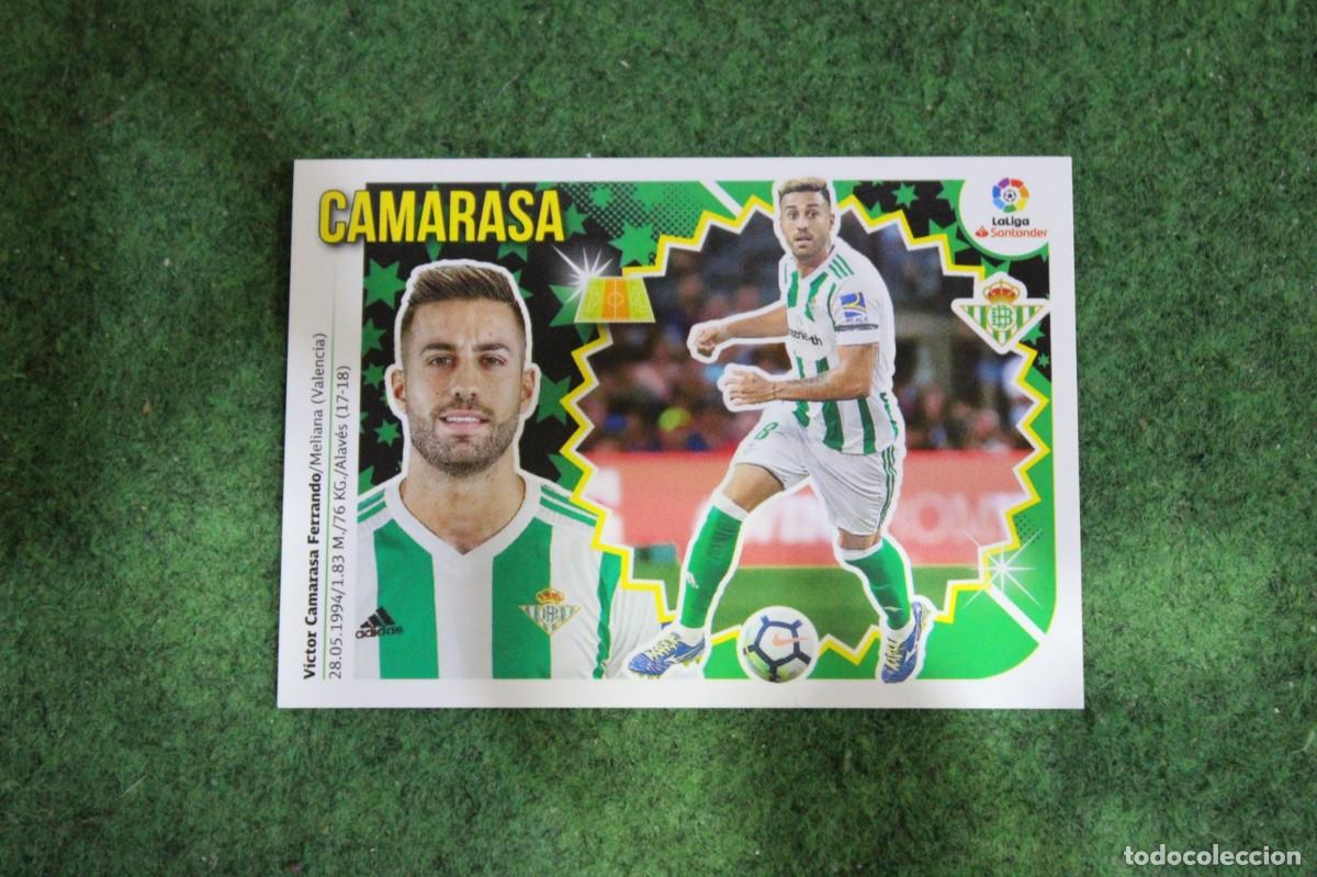 Cromos de f&uacute;tbol: 8B CAMARASA REAL BETIS LIGA ESTE 2018-19 2018 2019 18 19 LALIGA SANTANDER