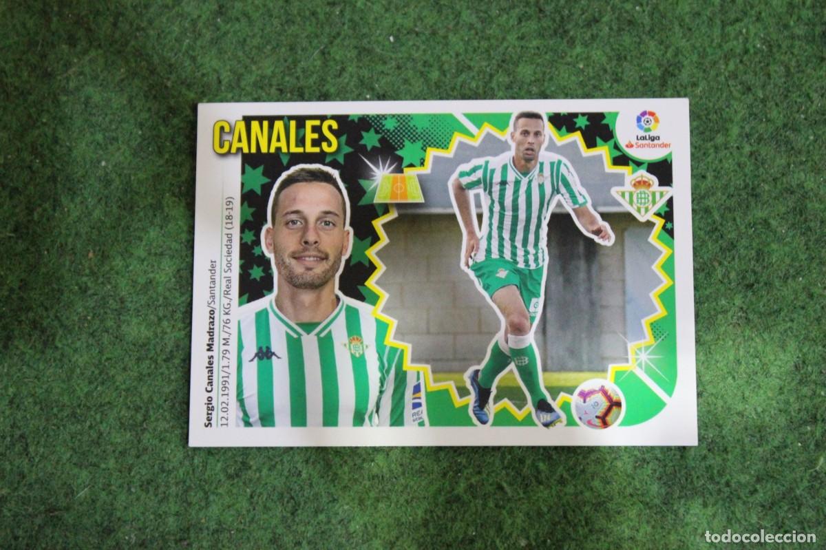 Cromos de f&uacute;tbol: 10 CANALES REAL BETIS LIGA ESTE 2018-19 2018 2019 18 19 LALIGA SANTANDER