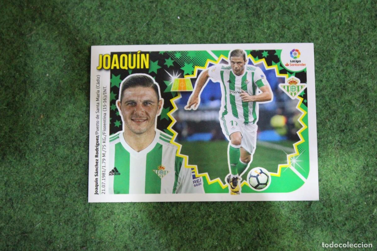 Football Stickers: 13 JOAQU&Iacute;N REAL BETIS LIGA ESTE 2018-19 2018 2019 18 19 LALIGA SANTANDER