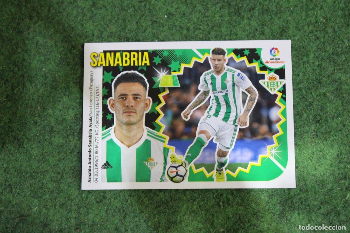 Cromos de f&uacute;tbol: 15B SANABRIA REAL BETIS LIGA ESTE 2018-19 2018 2019 18 19 LALIGA SANTANDER