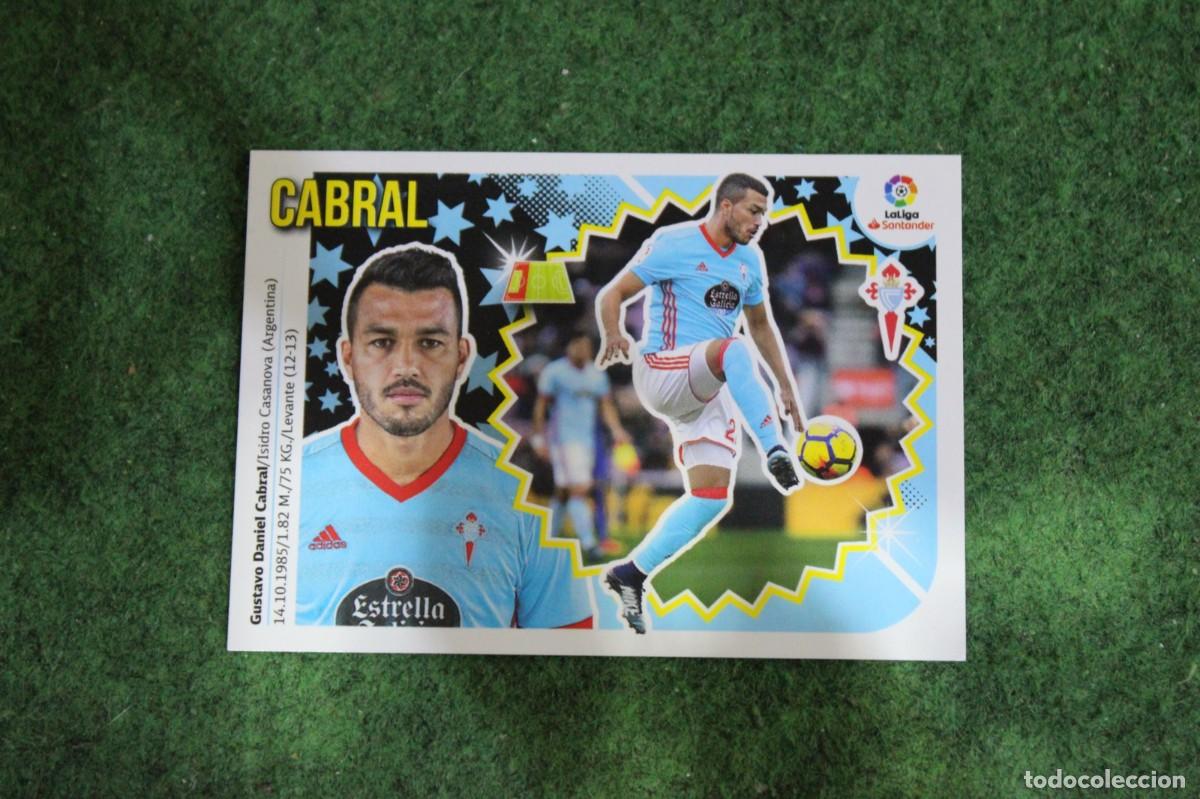 Fu&szlig;ball-Sticker: 4A CABRAL RC CELTA LIGA ESTE 2018-19 2018 2019 18 19 LALIGA SANTANDER