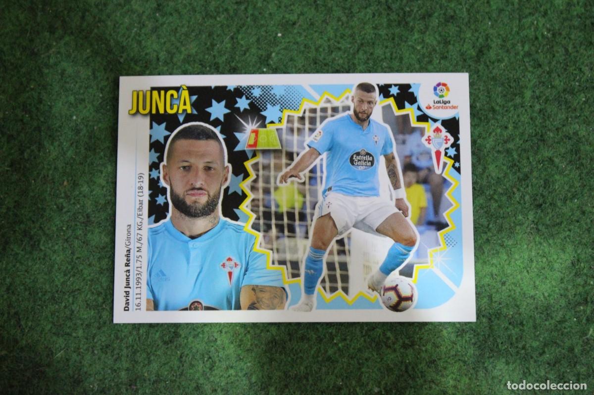 Figurine di Calcio: 5 BIS JUNC&Agrave; COLOCA RC CELTA LIGA ESTE 2018-19 2018 2019 18 19 LALIGA SANTANDER