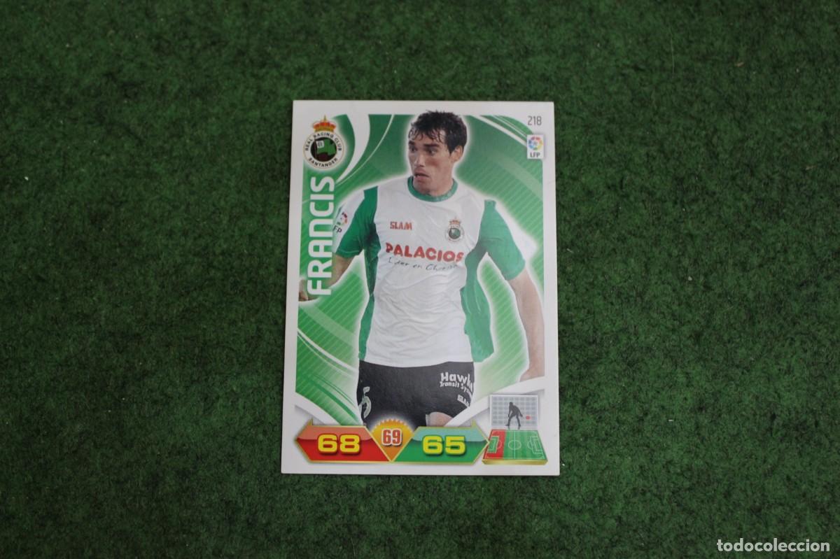 Cromos de f&uacute;tbol: 218 FRANCIS RACING DE SANTANDER ADRENALYN XL 2011 2012 11 12 LALIGA SANTANDER