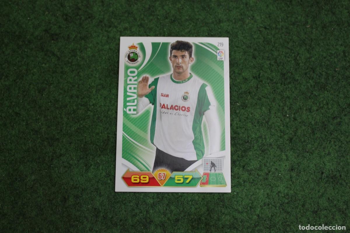 Cromos de f&uacute;tbol: 219 &Aacute;LVARO RACING DE SANTANDER ADRENALYN XL 2011 2012 11 12 LALIGA SANTANDER