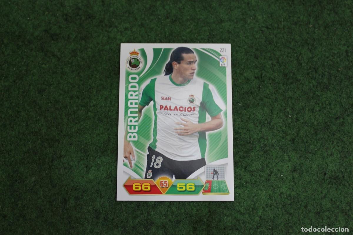 Cromos de f&uacute;tbol: 221 BERNARDO RACING DE SANTANDER ADRENALYN XL 2011 2012 11 12 LALIGA SANTANDER