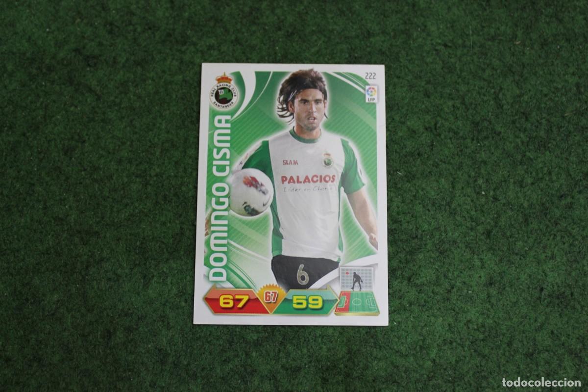 Cromos de f&uacute;tbol: 222 DOMINGO CISMA RACING DE SANTANDER ADRENALYN XL 2011 2012 11 12 LALIGA SANTANDER
