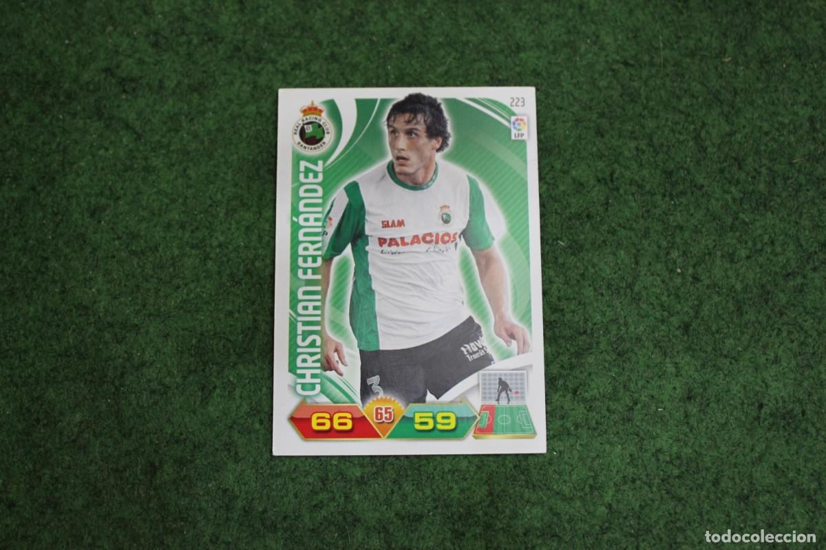 Cromos de f&uacute;tbol: 223 CHRISTIAN FERN&Aacute;NDEZ RACING DE SANTANDER ADRENALYN XL 2011 2012 11 12 LALIGA SANTANDER