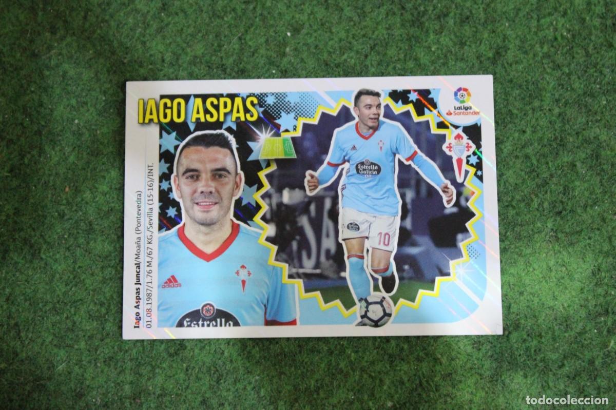 Cromos de f&uacute;tbol: 14 IAGO ASPAS RC CELTA LIGA ESTE 2018-19 2018 2019 18 19 LALIGA SANTANDER