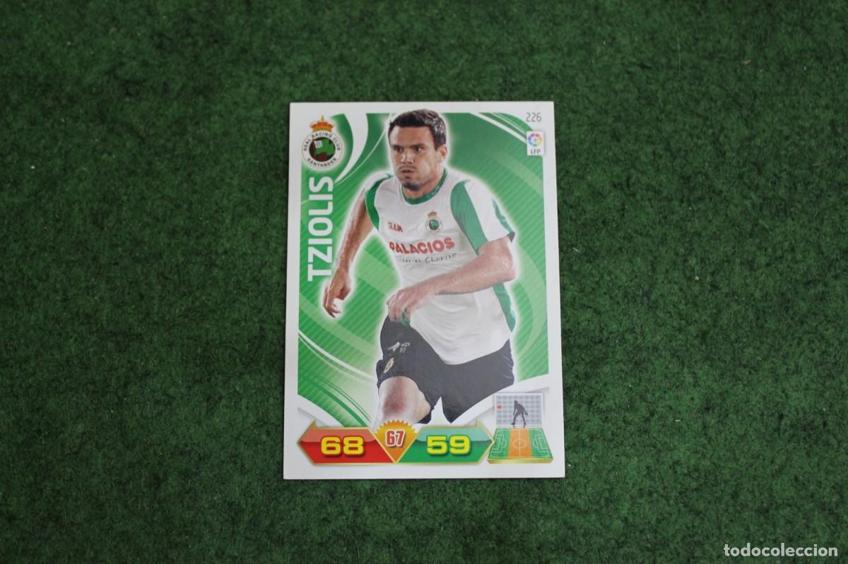 Cromos de f&uacute;tbol: 226 TZIOLIS RACING DE SANTANDER ADRENALYN XL 2011 2012 11 12 LALIGA SANTANDER