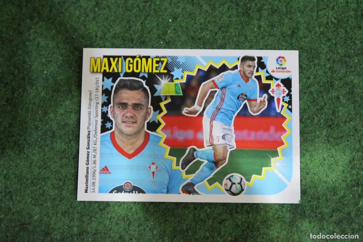 Cromos de f&uacute;tbol: 16 MAXI G&Oacute;MEZ RC CELTA LIGA ESTE 2018-19 2018 2019 18 19 LALIGA SANTANDER