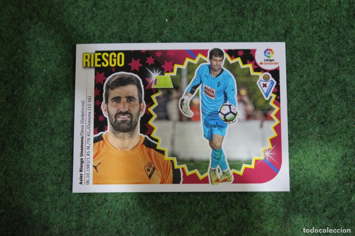 Cromos de f&uacute;tbol: 2 RIESGO SD EIBAR LIGA ESTE 2018-19 2018 2019 18 19 LALIGA SANTANDER