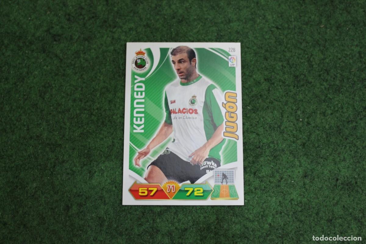 Cromos de f&uacute;tbol: 228 KENNEDY RACING DE SANTANDER JUG&Oacute;N ADRENALYN XL 2011 2012 11 12 LALIGA SANTANDER