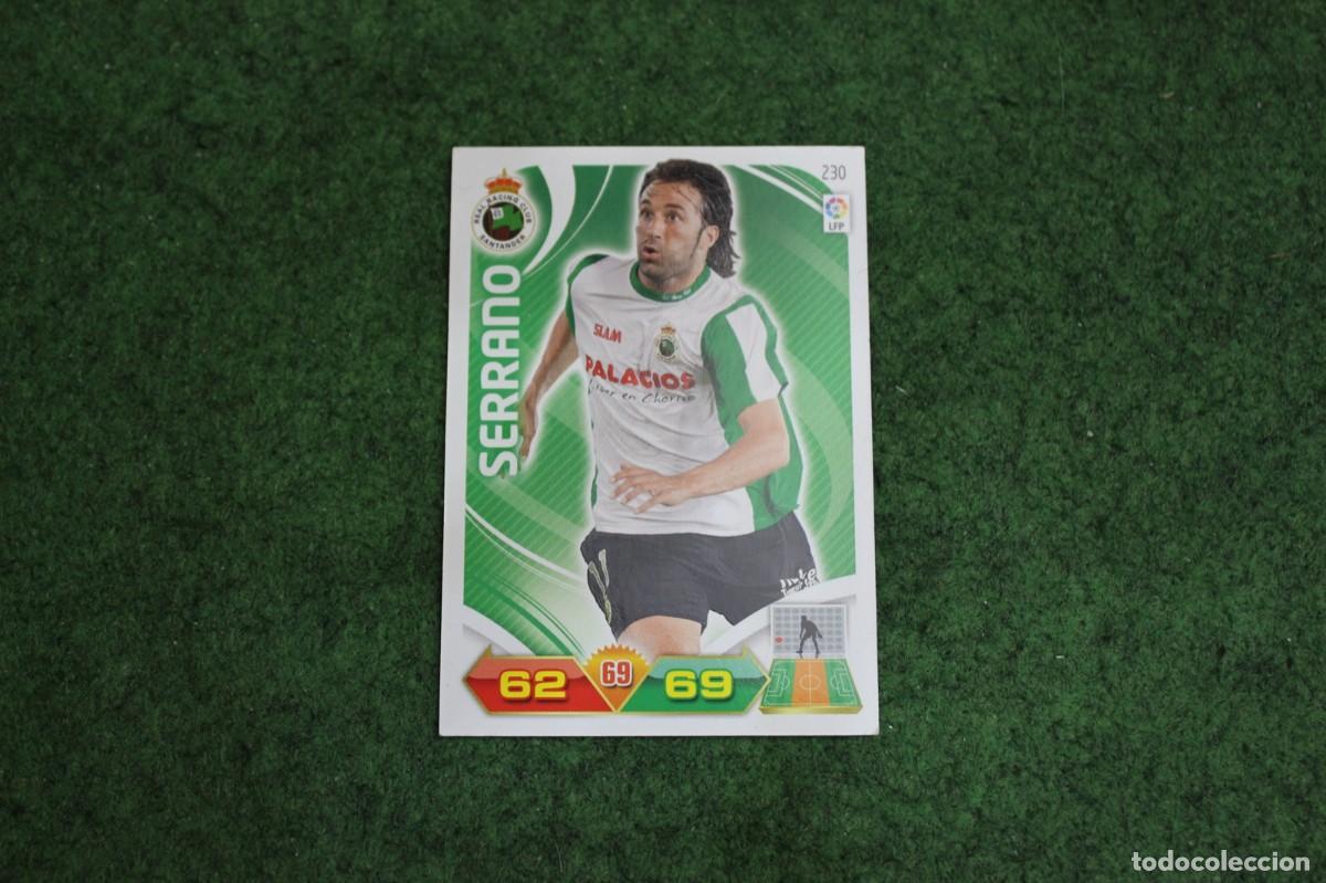 Cromos de f&uacute;tbol: 230 SERRANO RACING DE SANTANDER ADRENALYN XL 2011 2012 11 12 LALIGA SANTANDER
