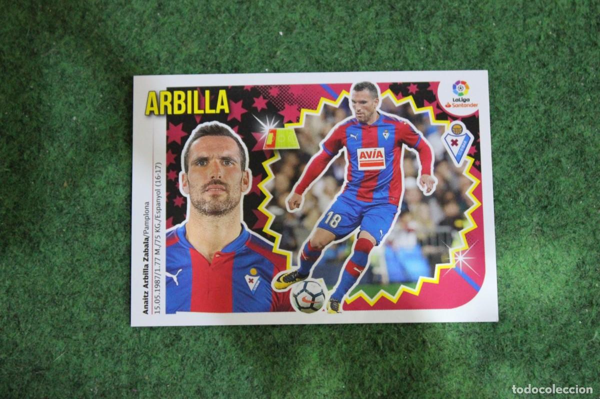 Cromos de f&uacute;tbol: 4 ARBILLA SD EIBAR LIGA ESTE 2018-19 2018 2019 18 19 LALIGA SANTANDER