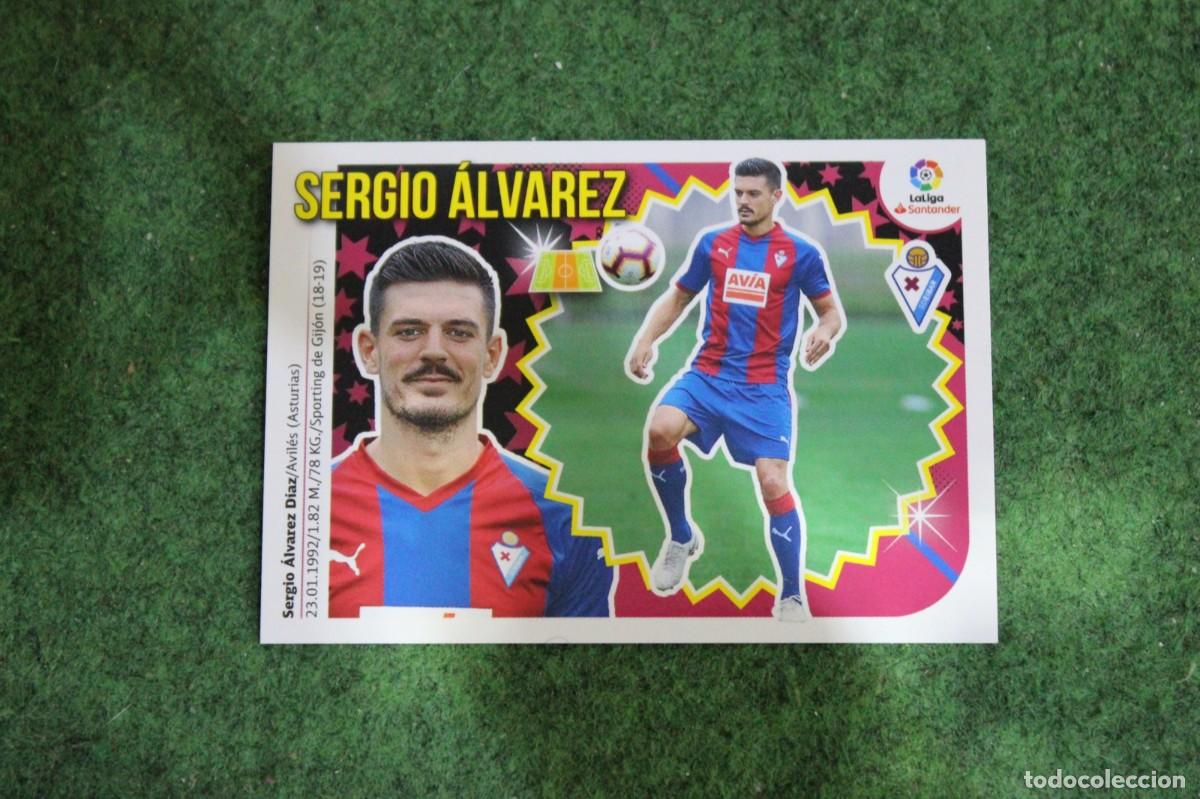 Fu&szlig;ball-Sticker: 8B SERGIO &Aacute;LVAREZ SD EIBAR LIGA ESTE 2018-19 2018 2019 18 19 LALIGA SANTANDER