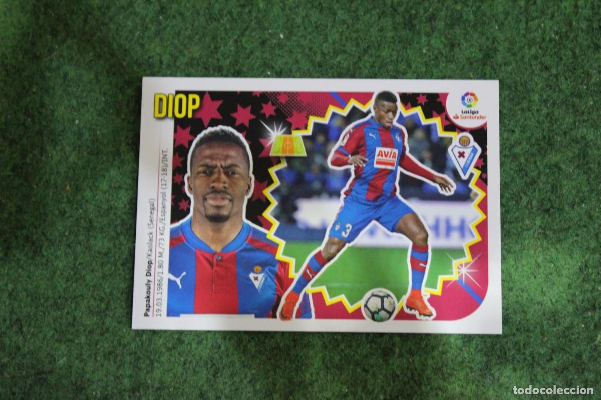 Cromos de f&uacute;tbol: 9 DIOP SD EIBAR LIGA ESTE 2018-19 2018 2019 18 19 LALIGA SANTANDER