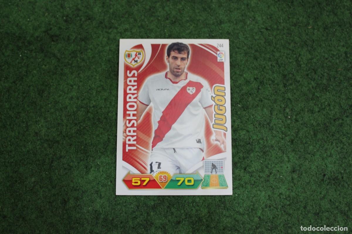 Cromos de f&uacute;tbol: 244 TRASHORRAS RAYO VALLECANO JUG&Oacute;N ADRENALYN XL 2011 2012 11 12 LALIGA SANTANDER