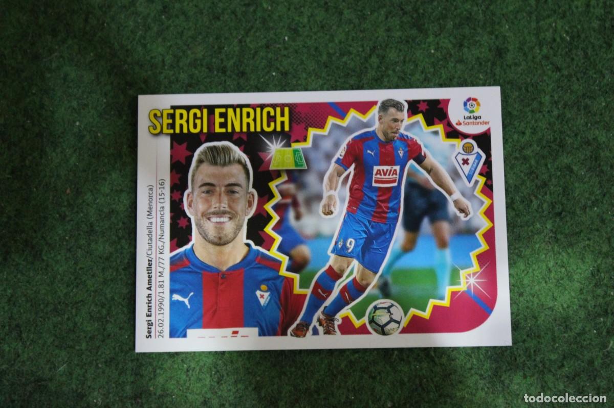 Cromos de f&uacute;tbol: 14 SERGI ENRICH SD EIBAR LIGA ESTE 2018-19 2018 2019 18 19 LALIGA SANTANDER